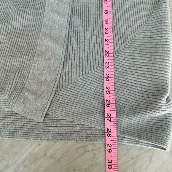 Chico’s Ribbed Coolmax Cardigan open front cotton blend size 1 or M - Picture 7 of 7